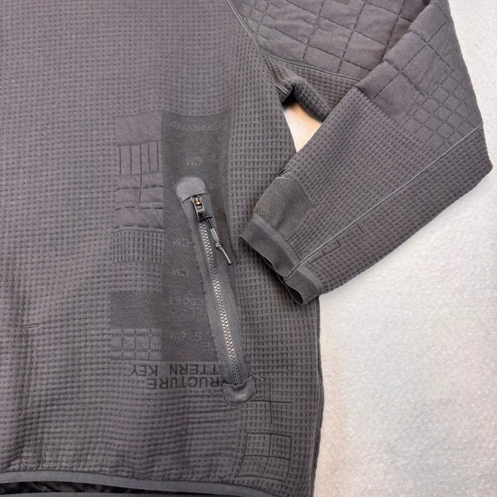 Nike Tech Pack SET Therma-FIT ADV Quilted Hoodie Men Size L‎ Pants XL Dark Gray